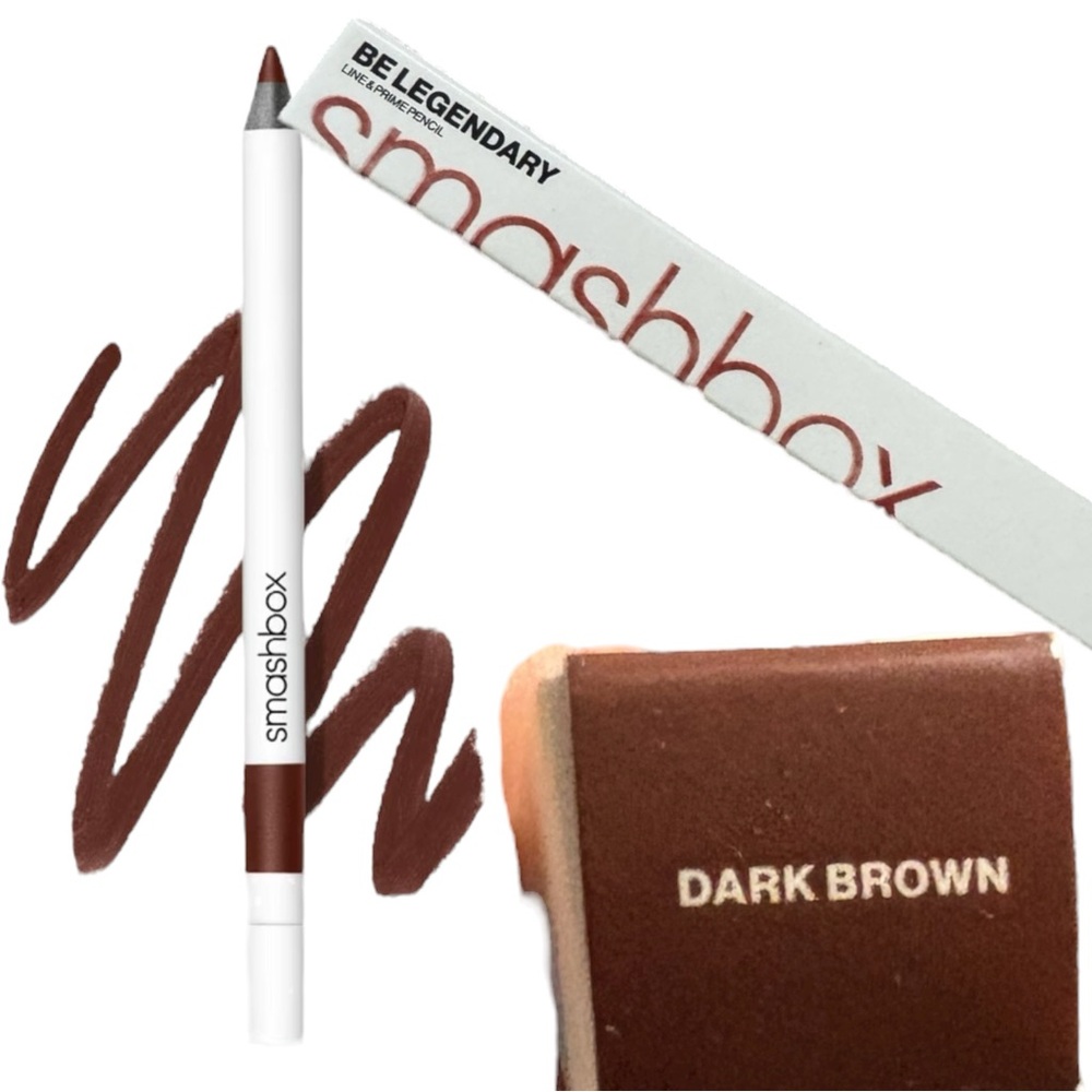 Smashbox Be Legendary Line & Prime Pencil DARK BROWN - Size 0.04 Oz. NIB